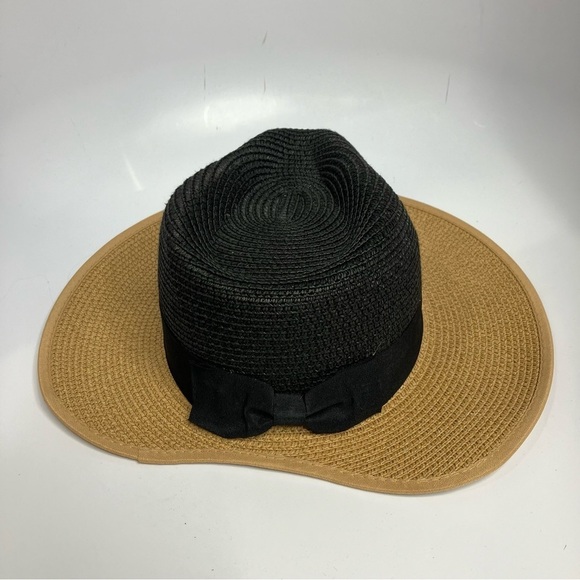 Magid hats tan & black sunhat 100% paper - Picture 2 of 6